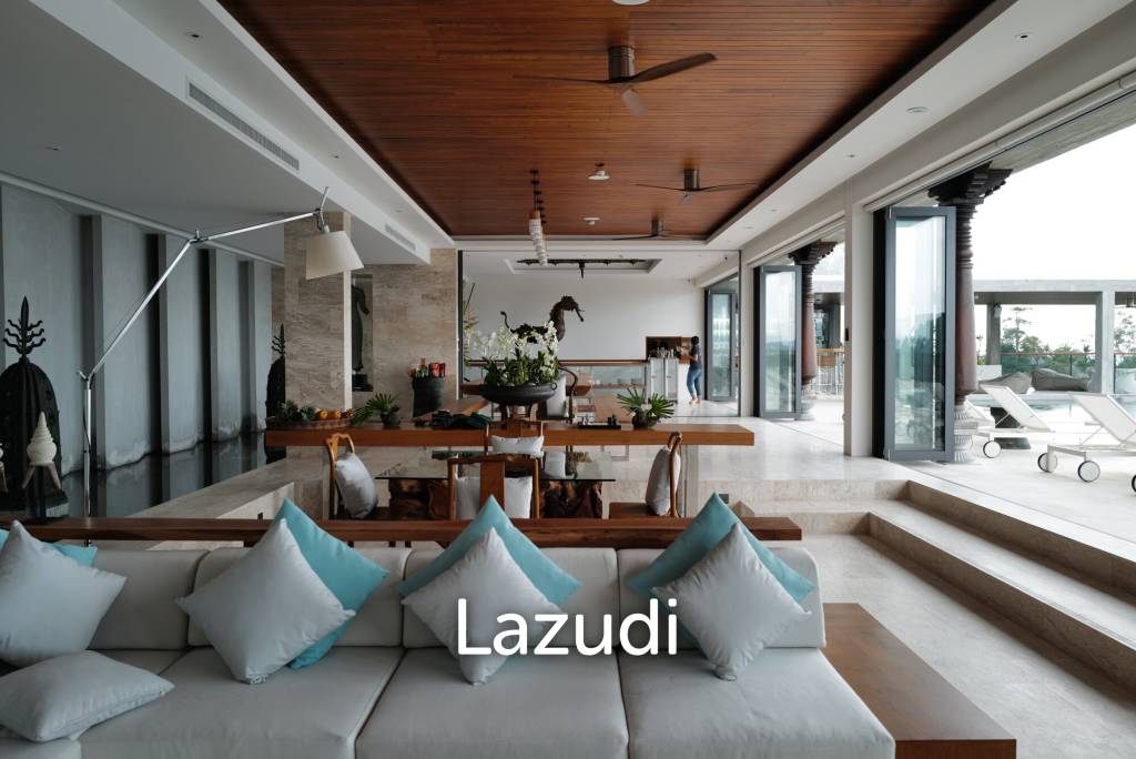 Ultra Luxury Pool Villa for Sale with Panoramic Ocean Views over Surin Beach