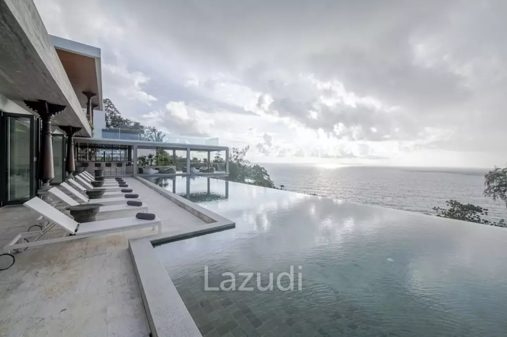 Ultra Luxury Pool Villa for Sale with Panoramic Ocean Views over Surin Beach