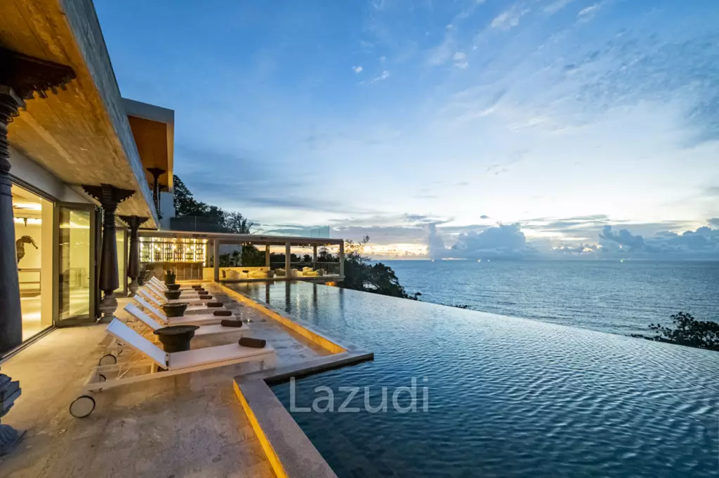 Ultra Luxury Pool Villa for Sale with Panoramic Ocean Views over Surin Beach