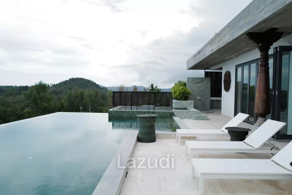 Ultra Luxury Pool Villa for Sale with Panoramic Ocean Views over Surin Beach