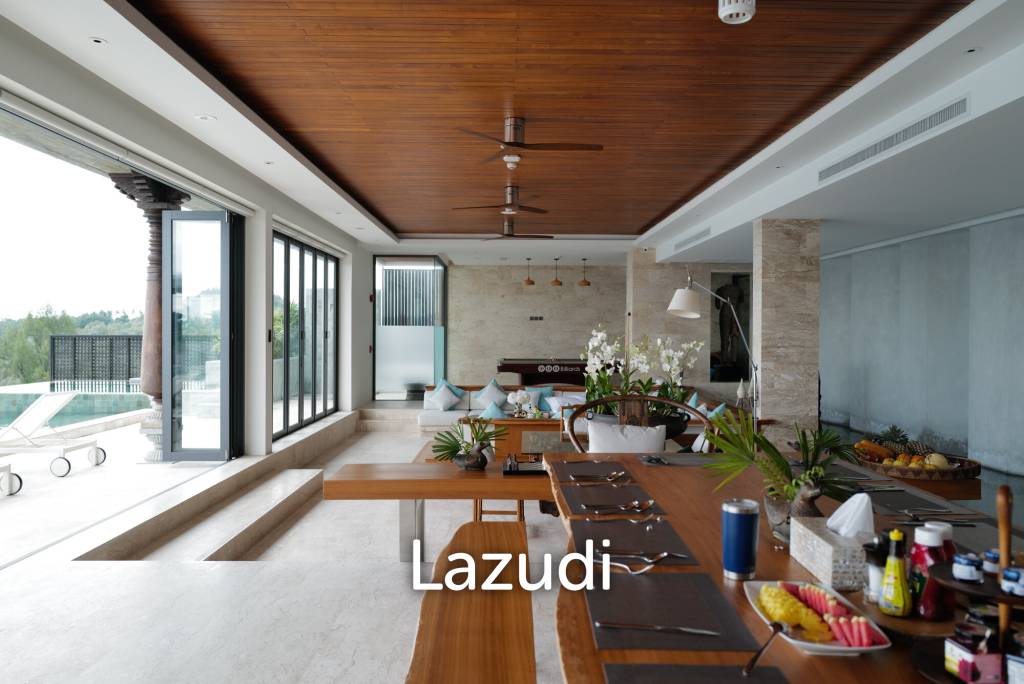 Ultra Luxury Pool Villa for Sale with Panoramic Ocean Views over Surin Beach