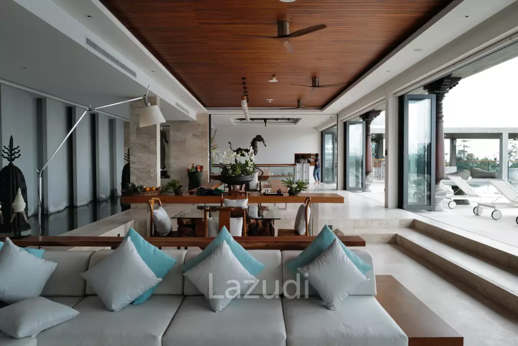 Ultra Luxury Pool Villa for Sale with Panoramic Ocean Views over Surin Beach