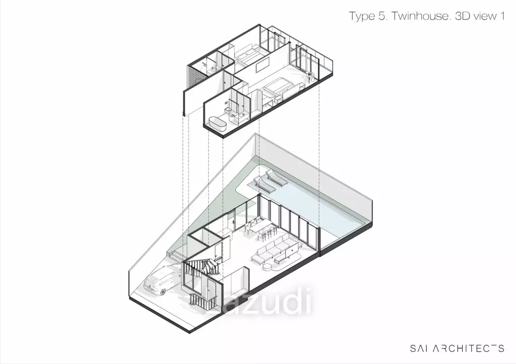 2 Bed 3 Bath 240 SQ.M Rise Villas