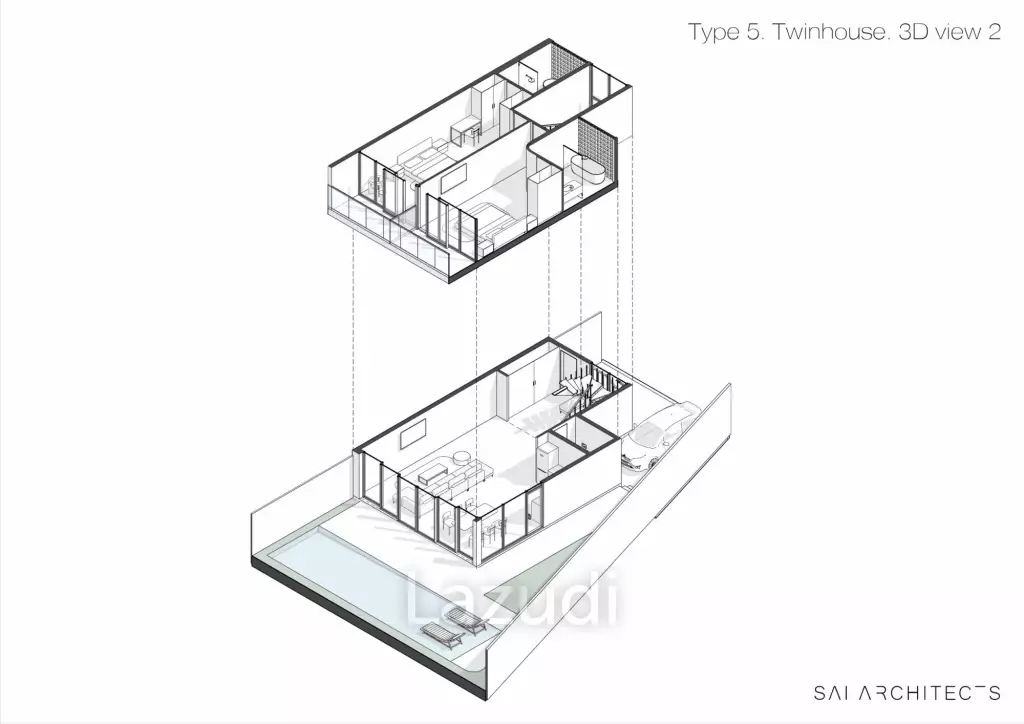 2 Bed 3 Bath 240 SQ.M Rise Villas