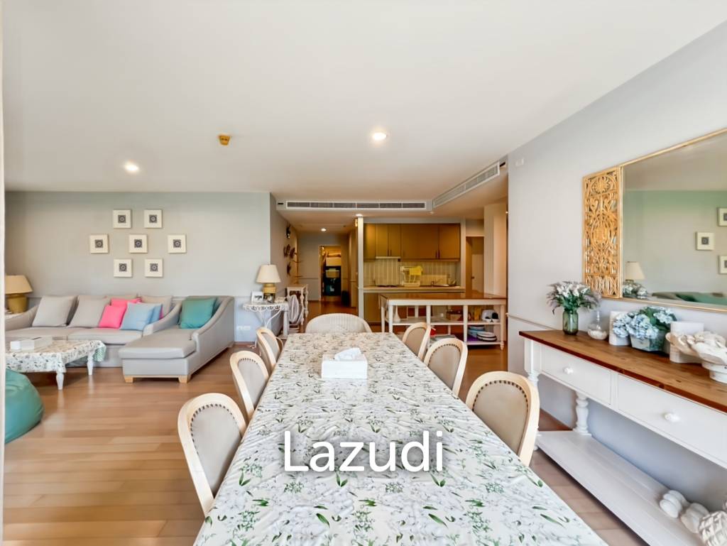 คอนโดหรู 225 ตร.ม. 3 ห้องนอนวิวทะเลในบ้านนับคลื่น