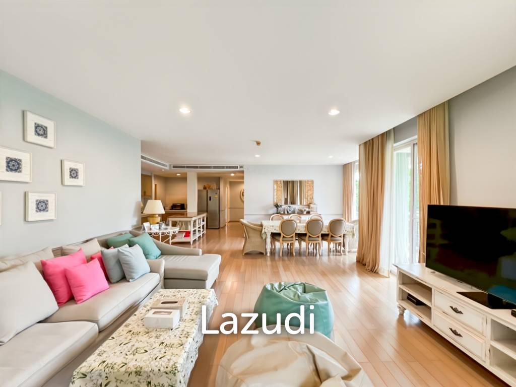คอนโดหรู 225 ตร.ม. 3 ห้องนอนวิวทะเลในบ้านนับคลื่น