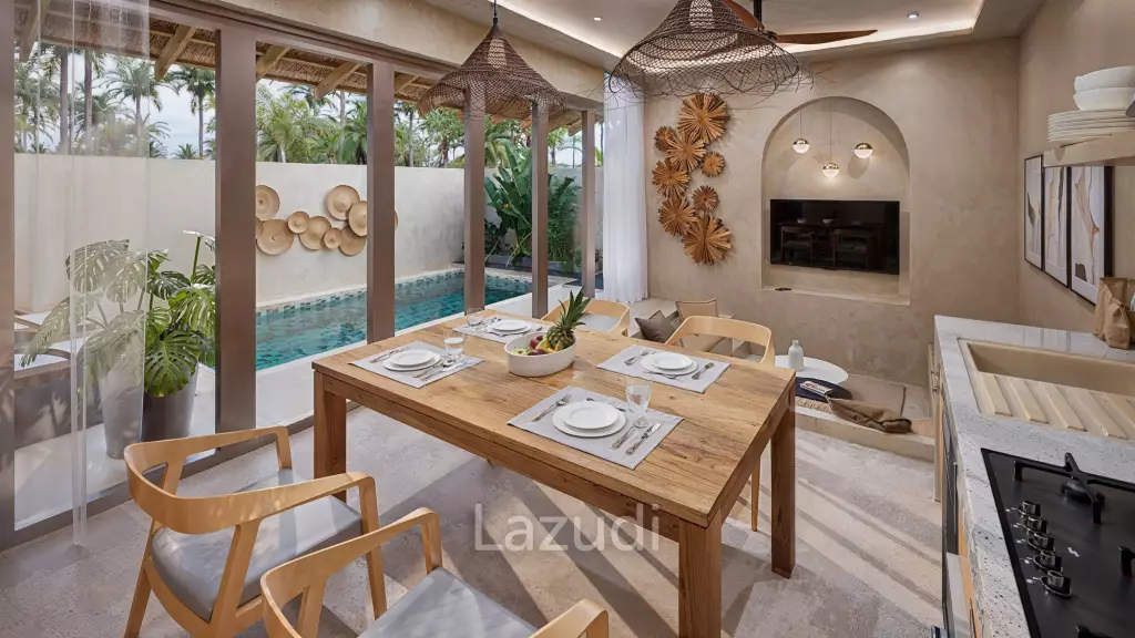 Tropical 1-Bedroom in Peaceful Lipa Noi