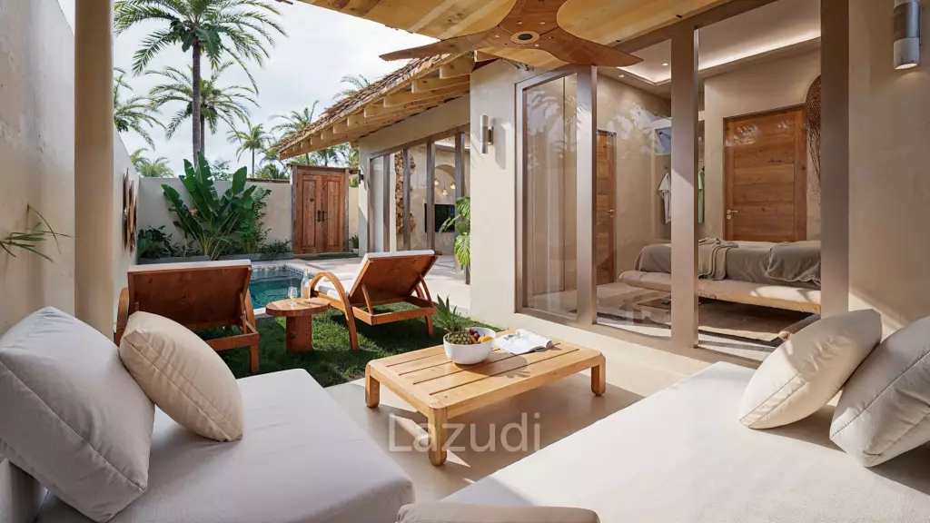Tropical 1-Bedroom in Peaceful Lipa Noi
