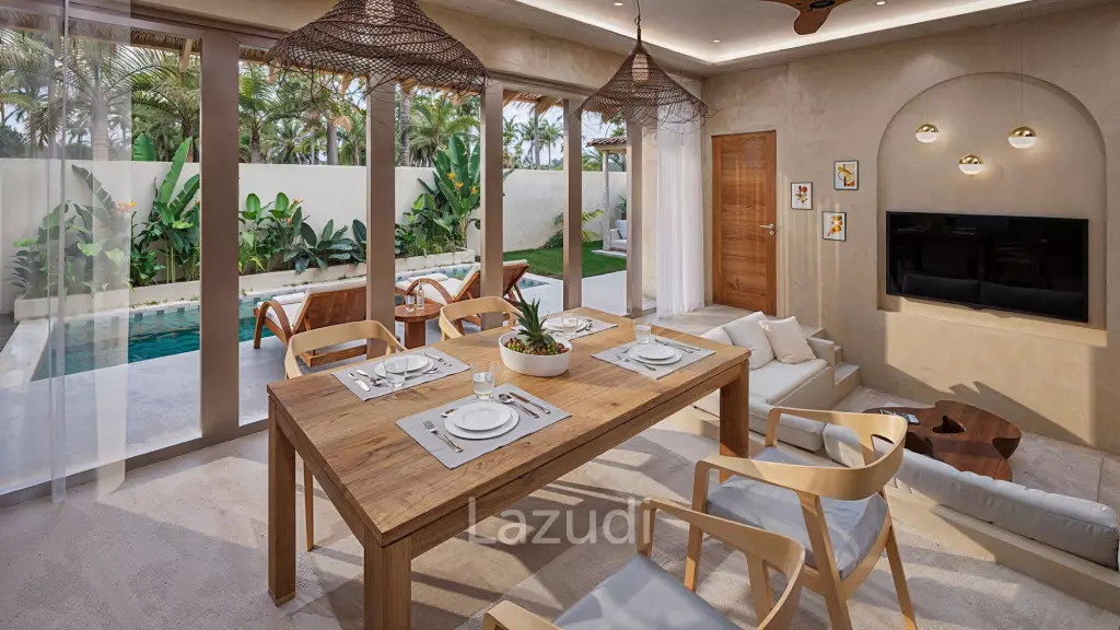 Tropical 2-Bedroom in Peaceful Lipa Noi