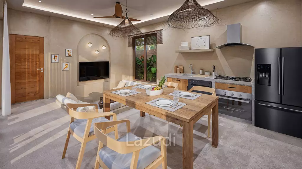 Tropical 2-Bedroom in Peaceful Lipa Noi