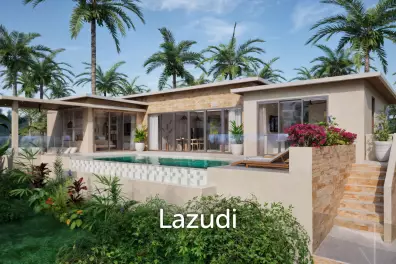 Modern 3-Bedroom Pool Villa Surrounded by Tropical Nature