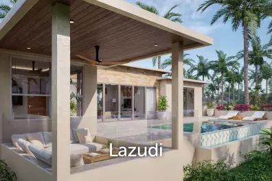 Modern 3-Bedroom Pool Villa Surrounded by Tropical Nature