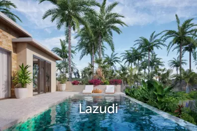 Modern 3-Bedroom Pool Villa Surrounded by Tropical Nature