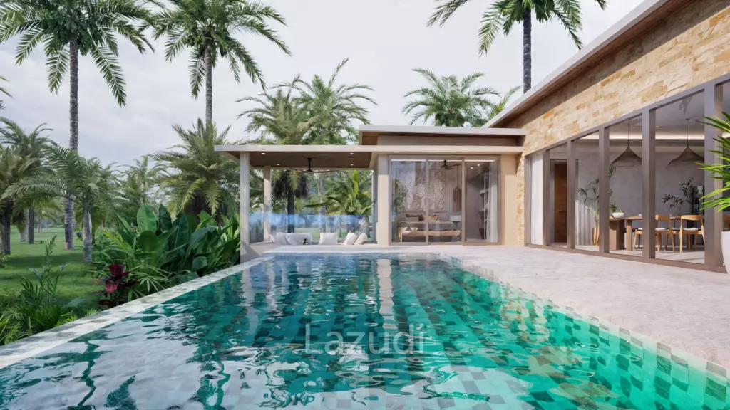 Modern 3-Bedroom Pool Villa Surrounded by Tropical Nature