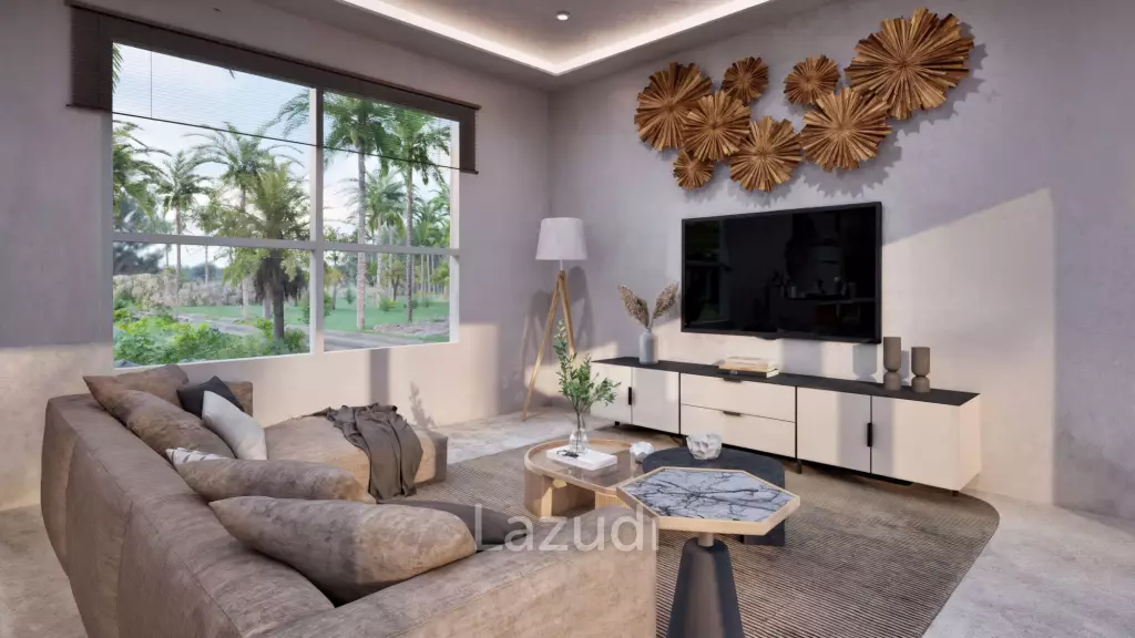 Modern 3-Bedroom Pool Villa Surrounded by Tropical Nature