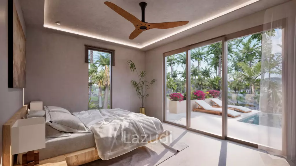 Modern 3-Bedroom Pool Villa Surrounded by Tropical Nature