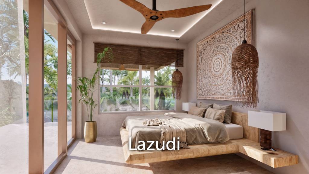 Modern 3-Bedroom Pool Villa Surrounded by Tropical Nature