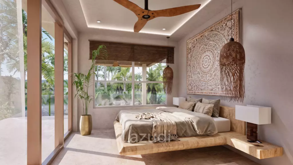 Modern 3-Bedroom Pool Villa Surrounded by Tropical Nature