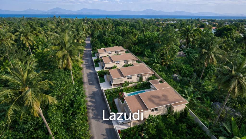 Modern 3-Bedroom Pool Villa Surrounded by Tropical Nature