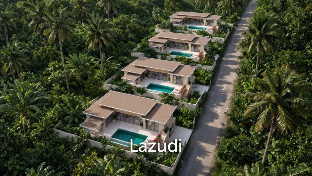Modern 3-Bedroom Pool Villa Surrounded by Tropical Nature