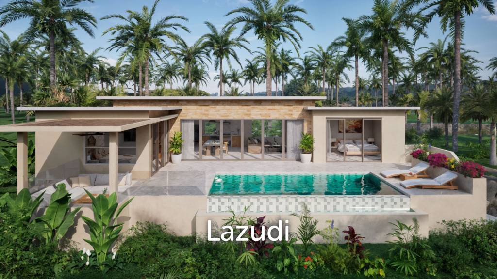 Modern 3-Bedroom Pool Villa Surrounded by Tropical Nature