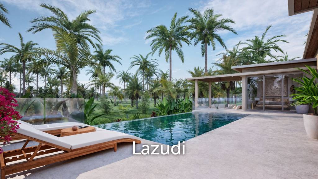 Modern 3-Bedroom Pool Villa Surrounded by Tropical Nature
