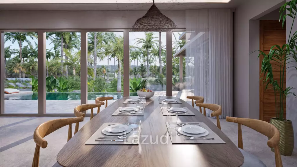 Modern 3-Bedroom Pool Villa Surrounded by Tropical Nature