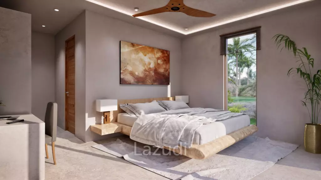 Modern 3-Bedroom Pool Villa Surrounded by Tropical Nature