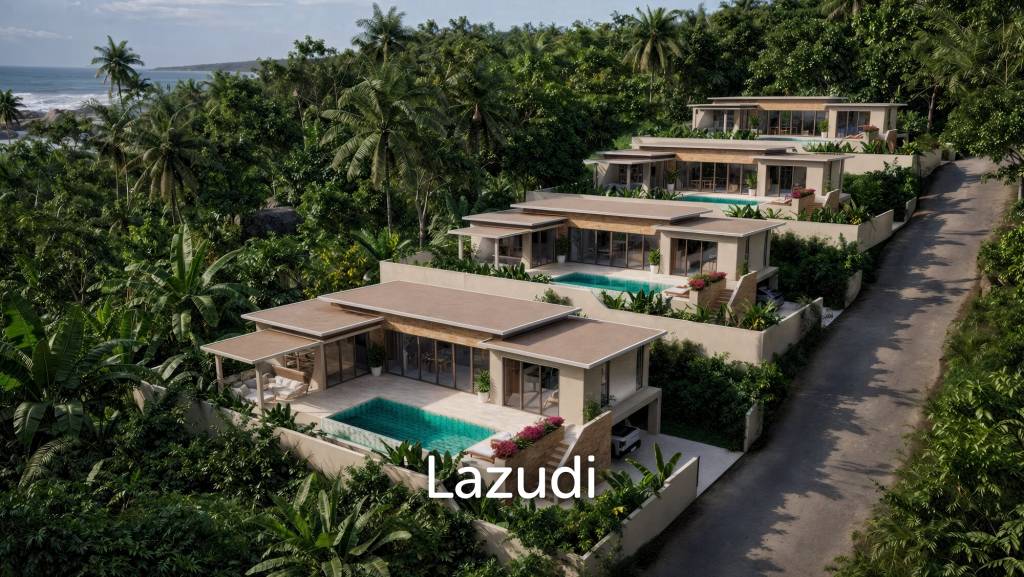 Modern 3-Bedroom Pool Villa Surrounded by Tropical Nature