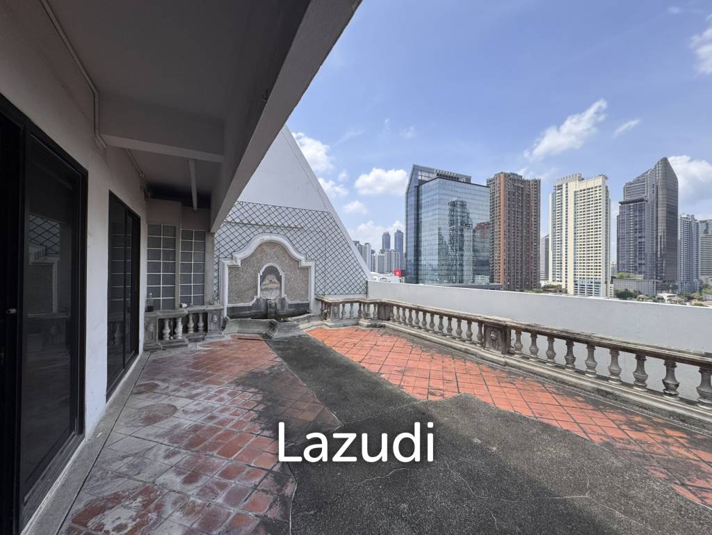 205 sqm 3-Bed Condo with Huge Terrace in Khlong Toei Nuea, Bangkok