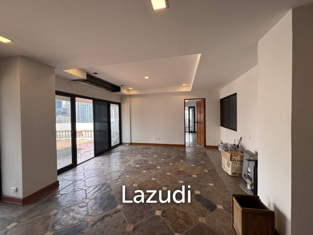 205 sqm 3-Bed Condo with Huge Terrace in Khlong Toei Nuea, Bangkok