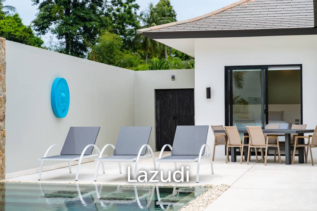 Elegant 3-Bedroom Balinese-Style Private Pool Villa in Peaceful Maenam