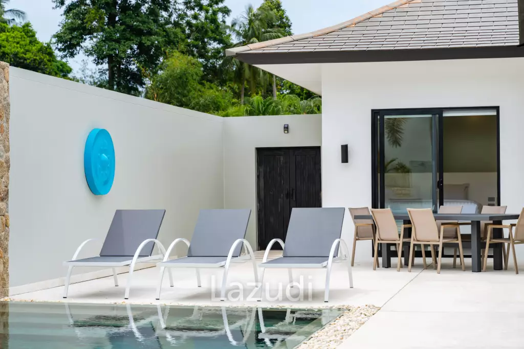 Elegant 3-Bedroom Balinese-Style Private Pool Villa in Peaceful Maenam