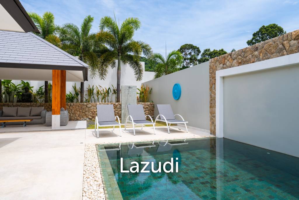 Elegant 3-Bedroom Balinese-Style Private Pool Villa in Peaceful Maenam