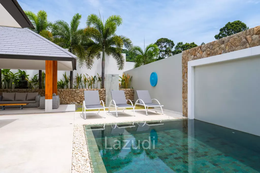 Elegant 3-Bedroom Balinese-Style Private Pool Villa in Peaceful Maenam