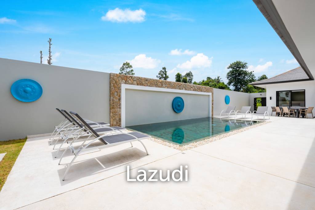 Elegant 3-Bedroom Balinese-Style Private Pool Villa in Peaceful Maenam