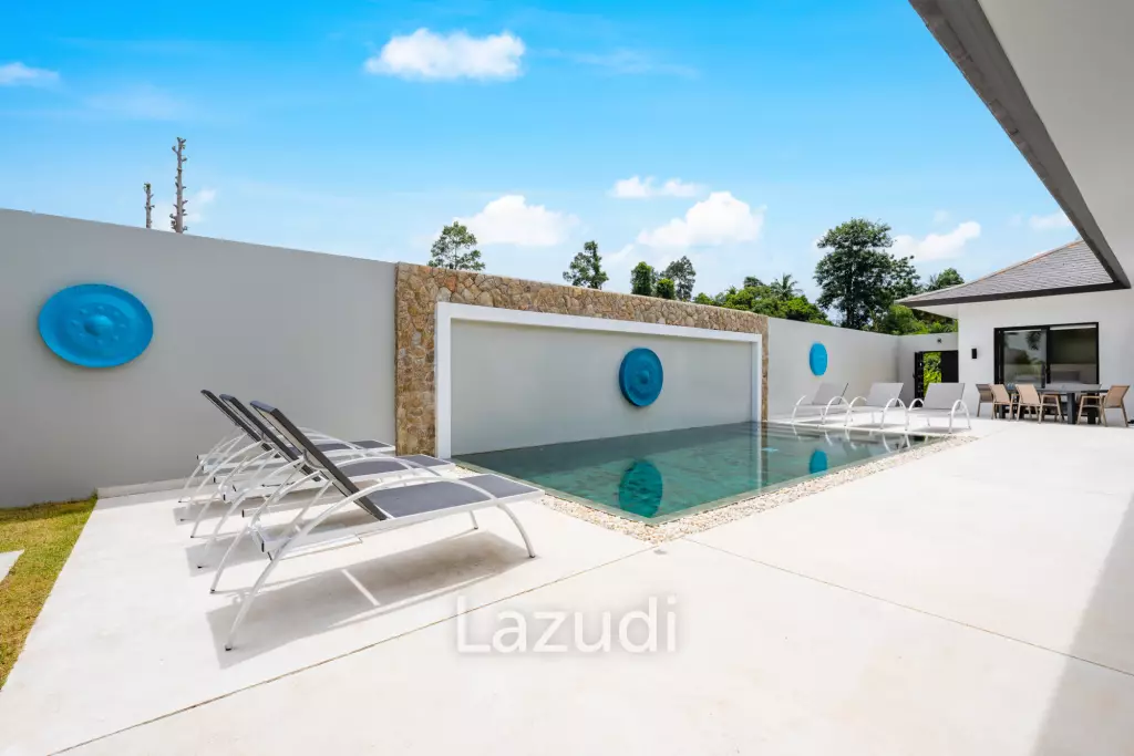 Elegant 3-Bedroom Balinese-Style Private Pool Villa in Peaceful Maenam