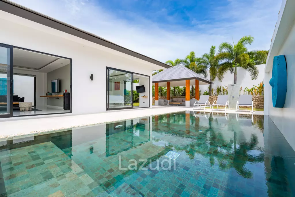 Elegant 3-Bedroom Balinese-Style Private Pool Villa in Peaceful Maenam
