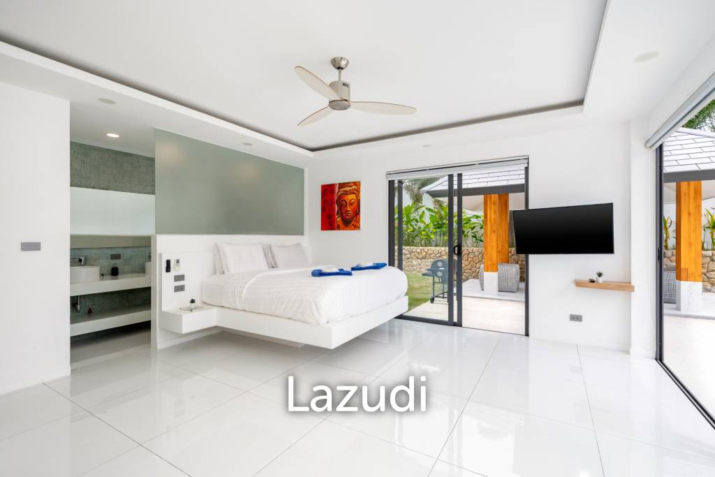 Elegant 3-Bedroom Balinese-Style Private Pool Villa in Peaceful Maenam