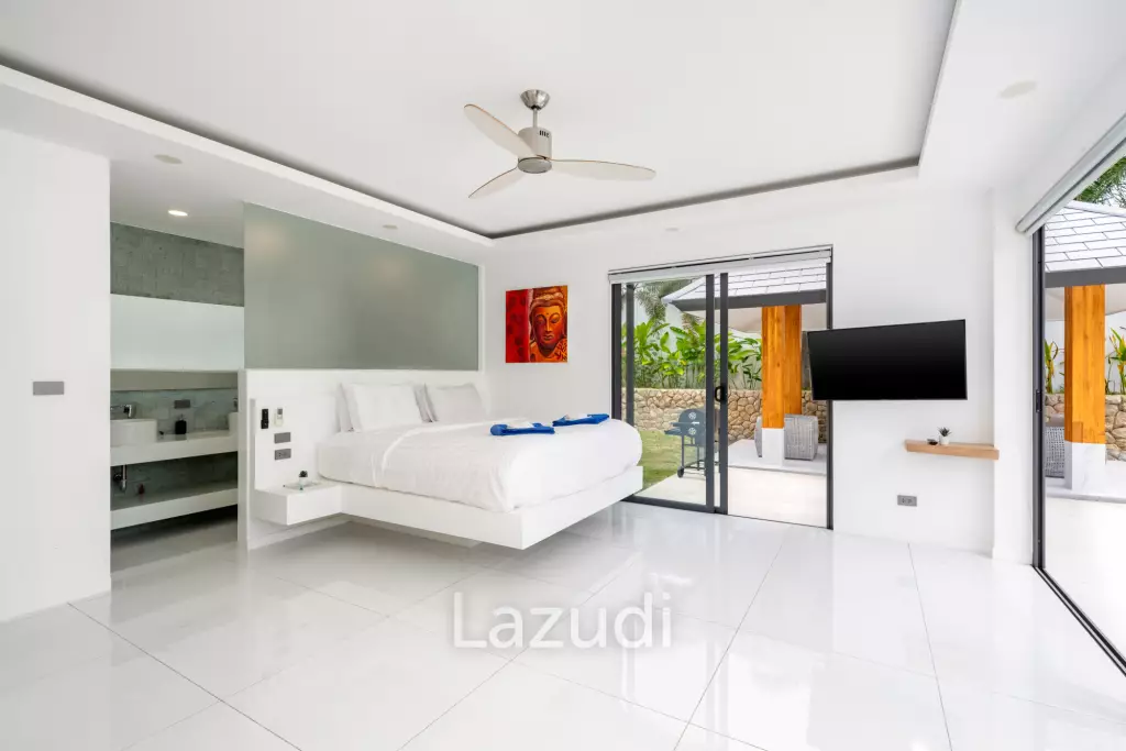 Elegant 3-Bedroom Balinese-Style Private Pool Villa in Peaceful Maenam