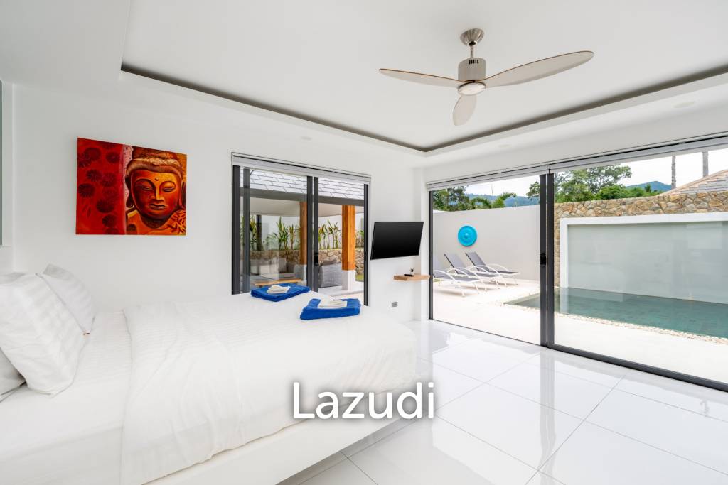Elegant 3-Bedroom Balinese-Style Private Pool Villa in Peaceful Maenam