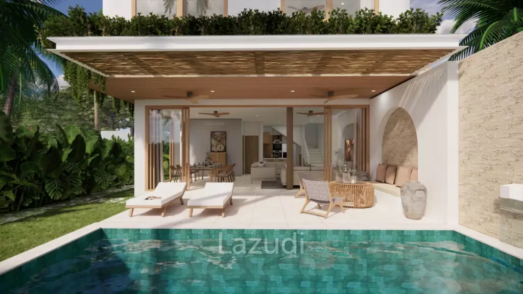 Modern 4-Bedroom Eco-Friendly Pool Villas in Bangrak, Koh Samui