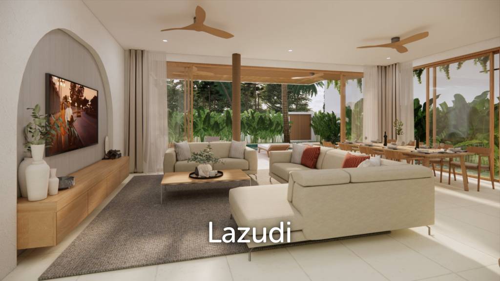 Modern 4-Bedroom Eco-Friendly Pool Villas in Bangrak, Koh Samui