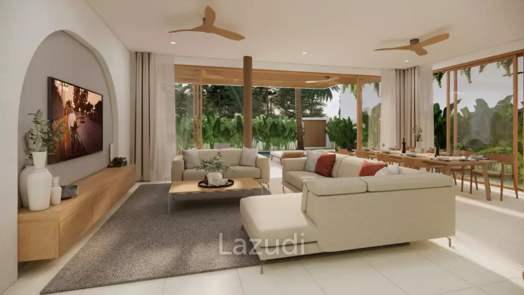 Modern 4-Bedroom Eco-Friendly Pool Villas in Bangrak, Koh Samui