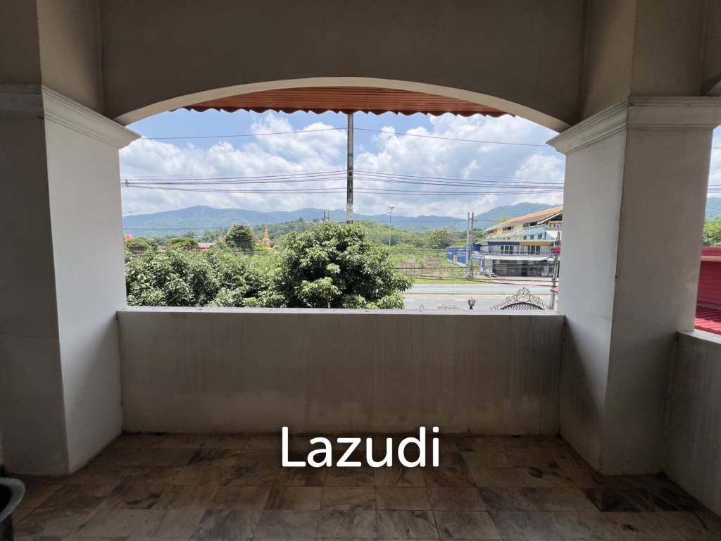 2 Storey House with 6 bedrooms next to main road at Tha Sut