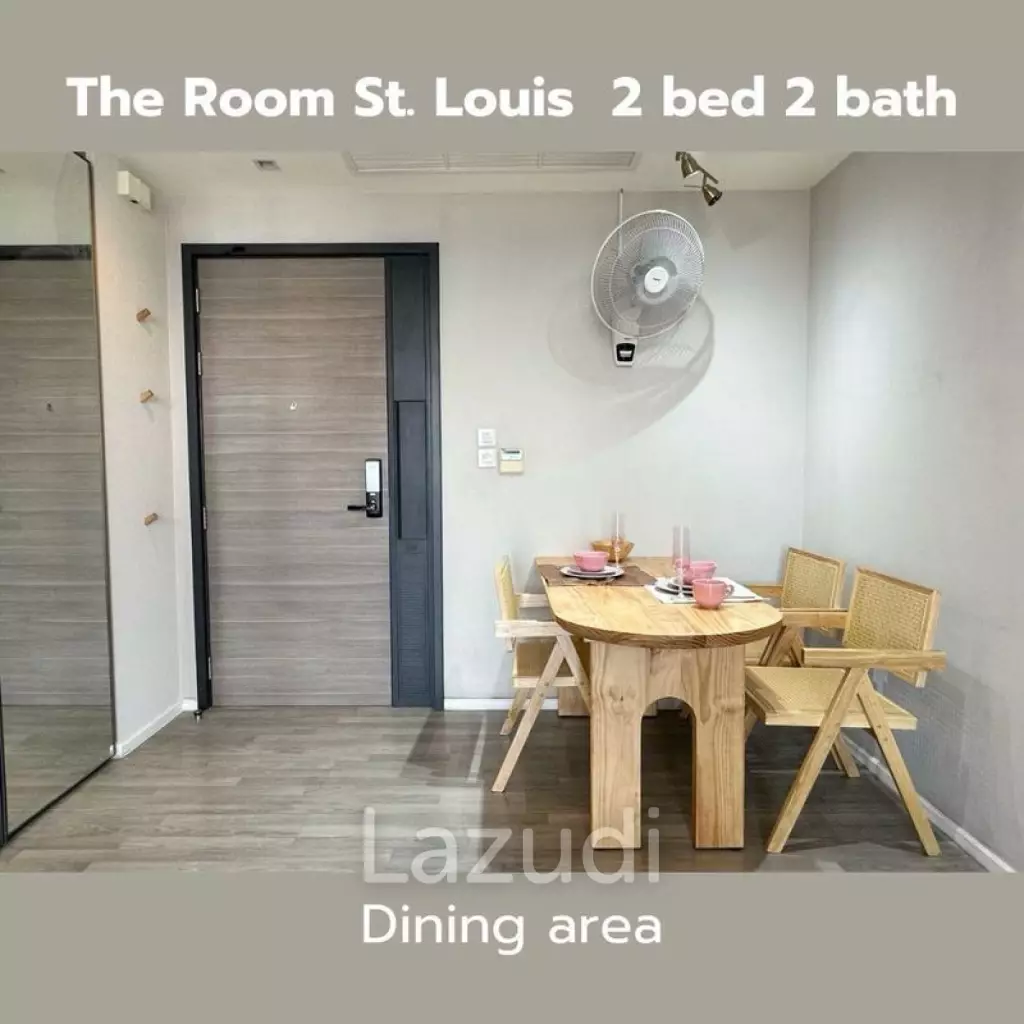 67 sqm 2 bedroom condo on 18th floor at The Room Sathorn - St.Louis, Yan Nawa Bangkok