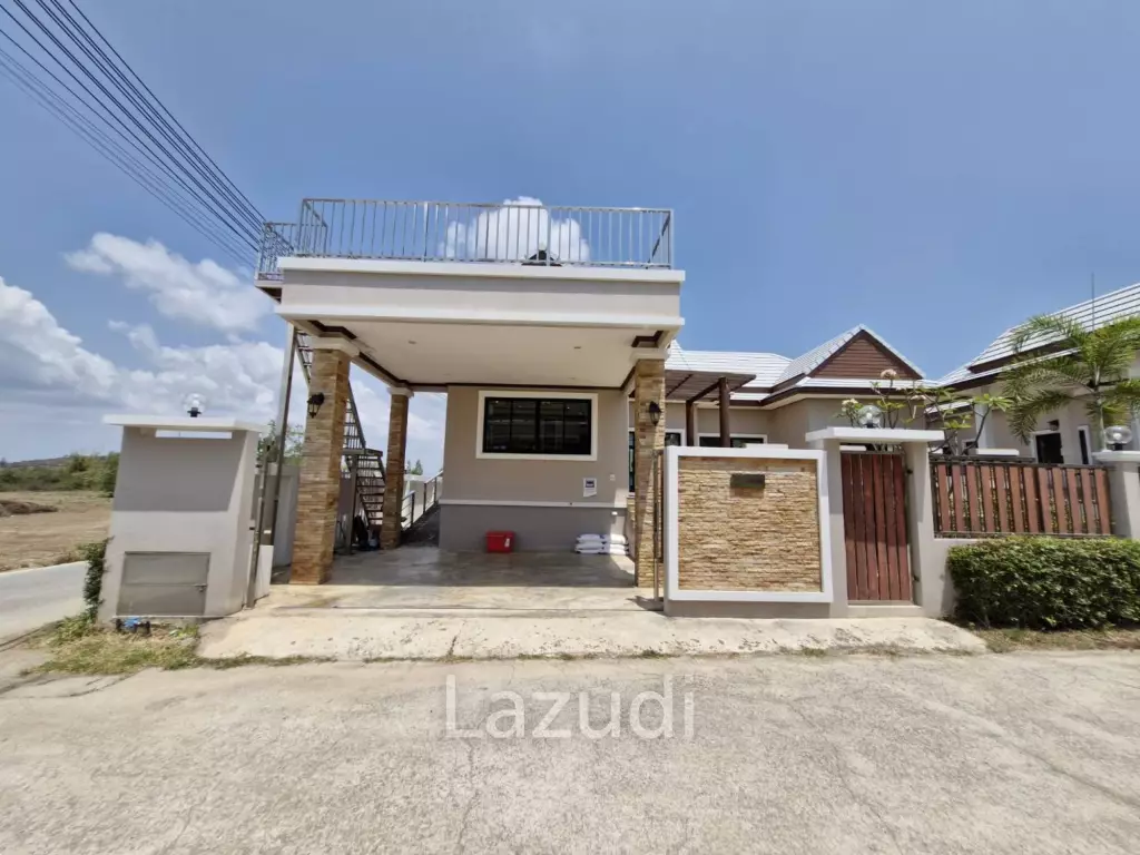199 sqm modern pool villa with rooftop terrace