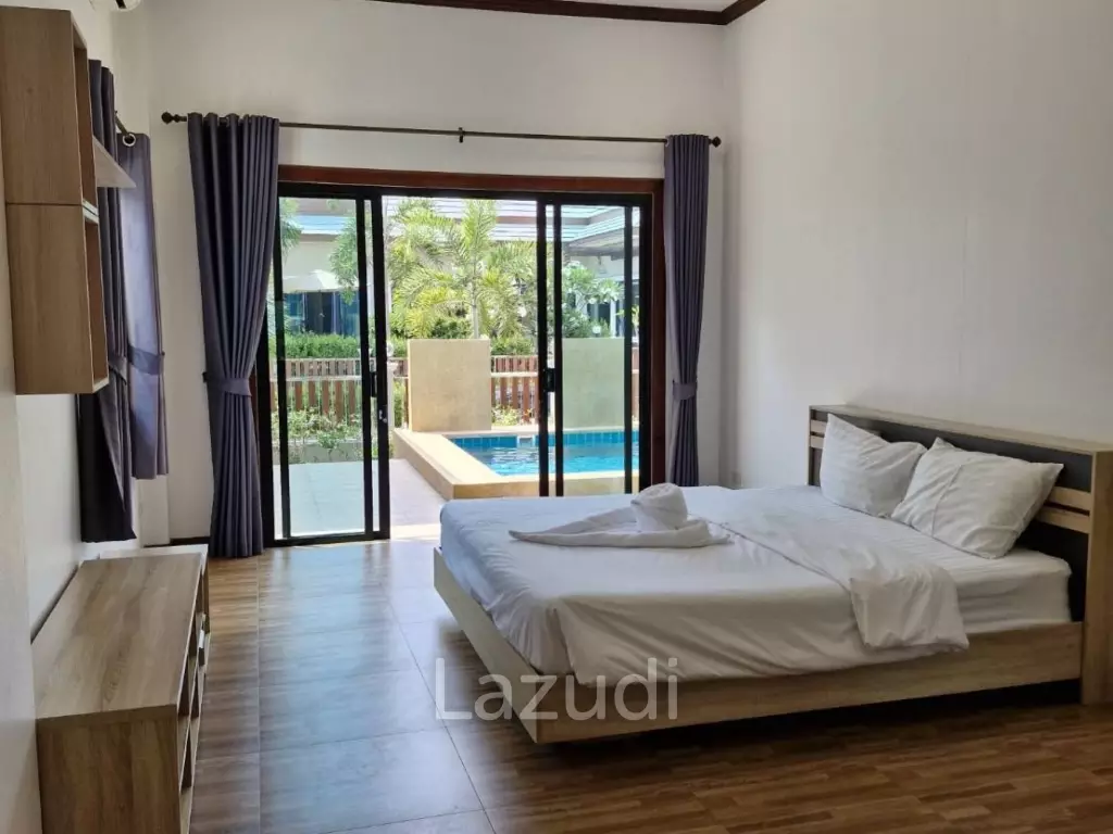 199 sqm modern pool villa with rooftop terrace