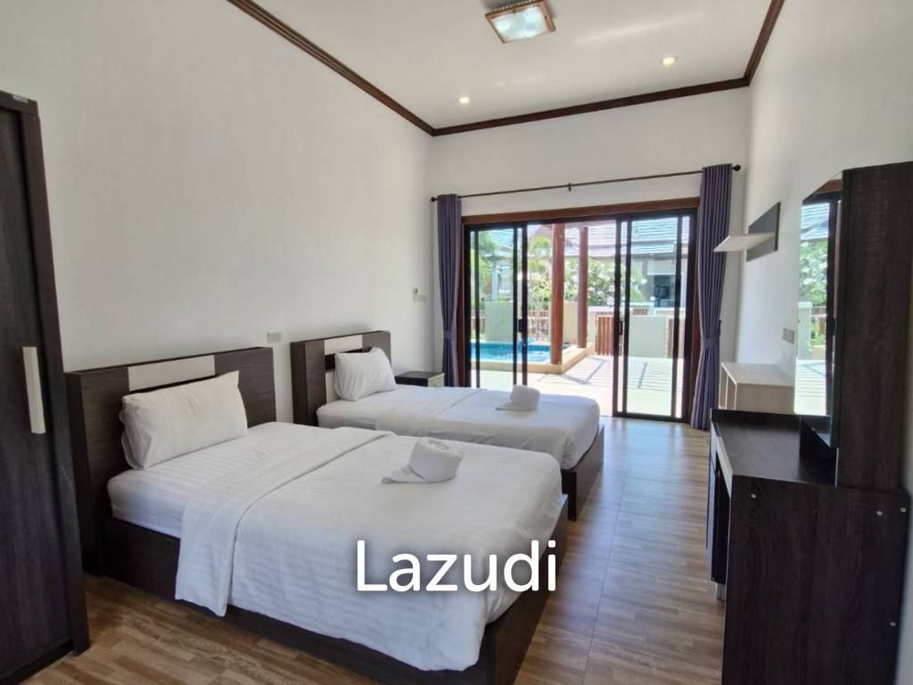 199 sqm modern pool villa with rooftop terrace