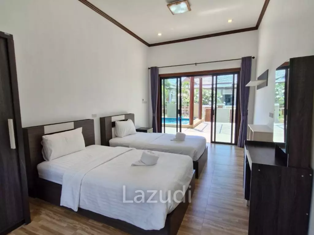199 sqm modern pool villa with rooftop terrace